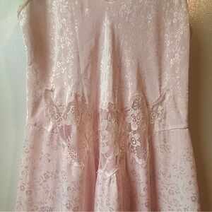 Linda Lingerie Long Nightgown Pink